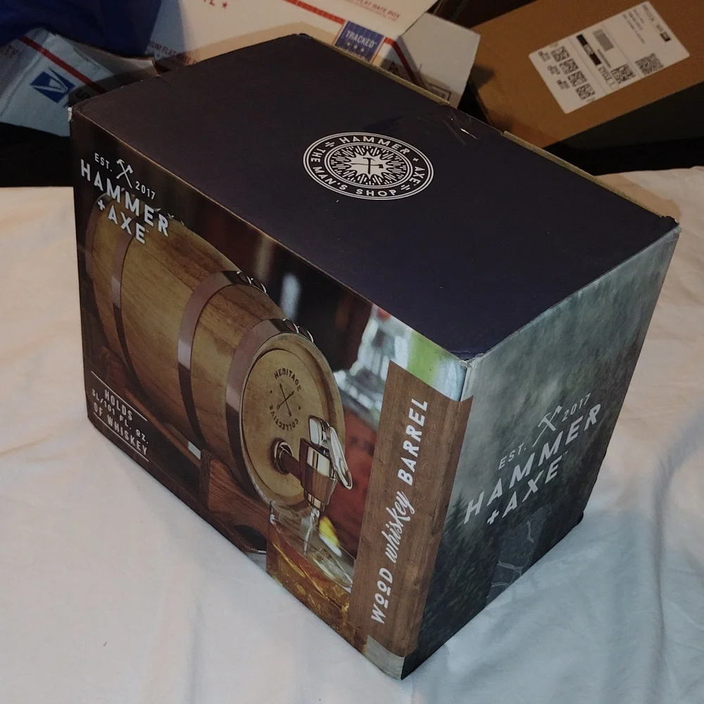 Hammer Axe Whiskey Barrel 3l Beverage Dispenser